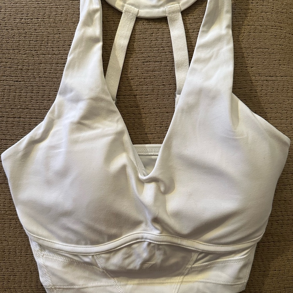 Gymshark White Sports Bra